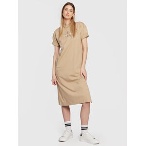 Calvin Klein dámské béžové šaty - L (PF2)